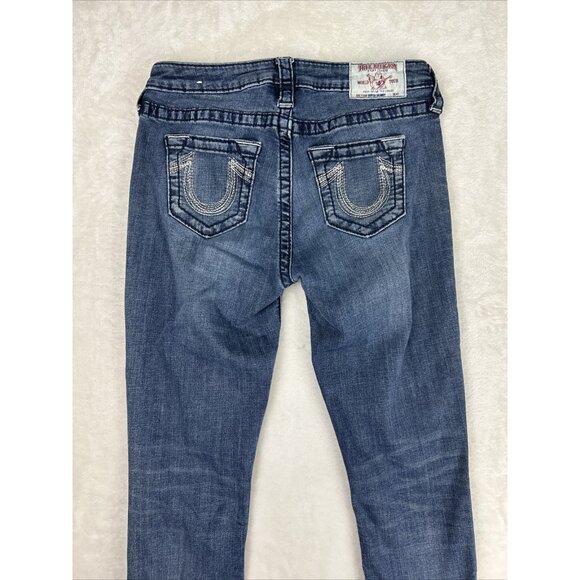 True Religion Womens Jeans Size 30 X 30 Super Skinny Blue Denim Blue - Picture 9 of 11
